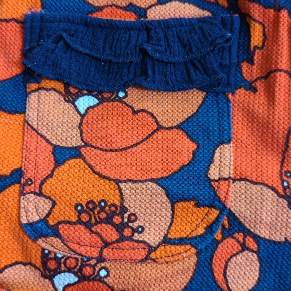 Judith March Rolled Hem Floral Lace Ruffle Retro 70s Cottagecore HIppie Shorts - Picture 3 of 4